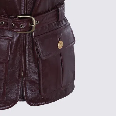Chloé Giacche Crafty Brown In Burgundy
