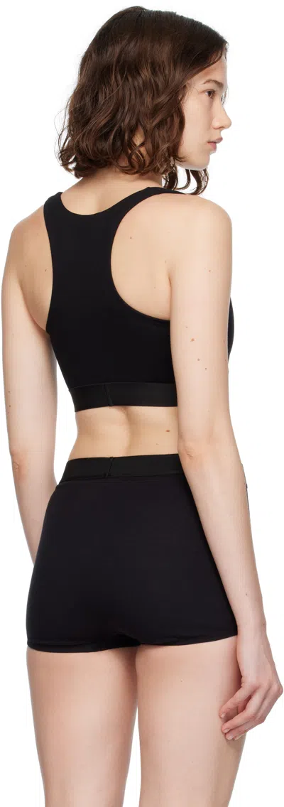 Versace Black '' 90s Elastic Bra