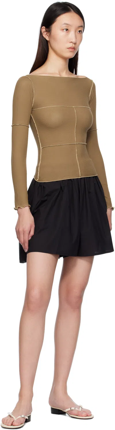 Baserange Brown Cinder Long Sleeve T-shirt