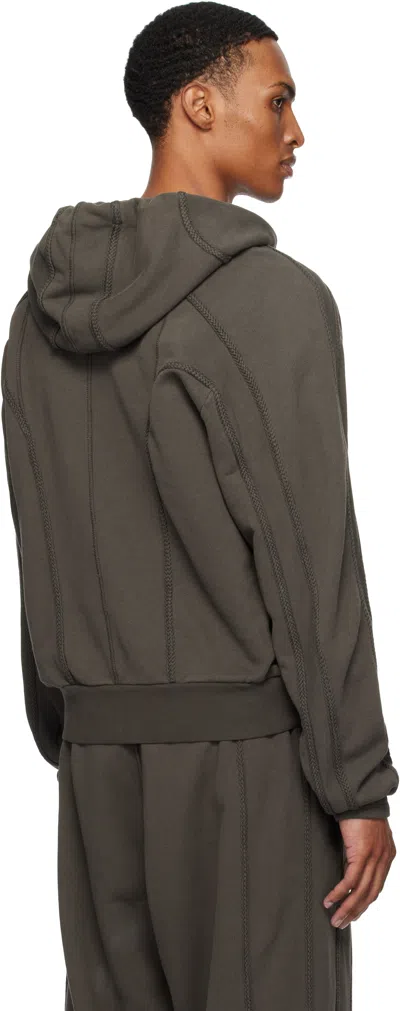 _j.l - A.l_ Brown Plio Hoodie