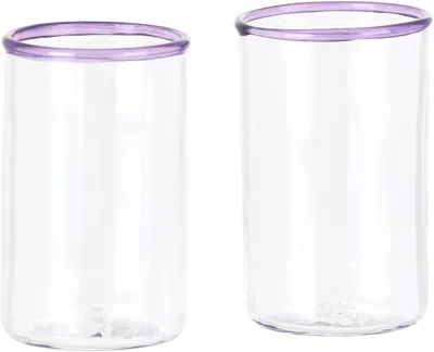 Akua Objects Purple Small Peter Glass Set