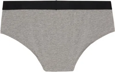 Hugo Boss Three-pack White & Black Logo-waistband Briefs