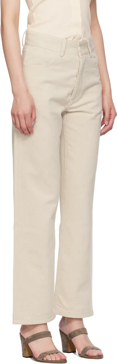 Baserange Beige Tajo Jeans