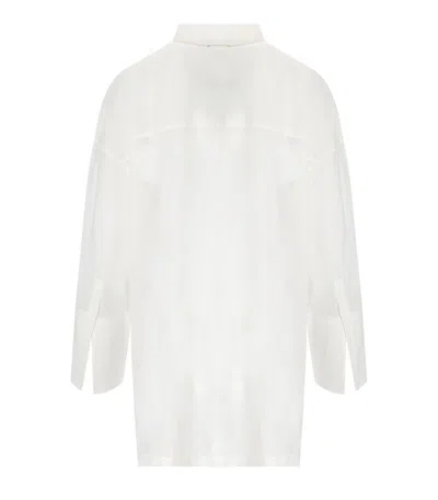 Max Mara Sedan Jersey Shirt In White