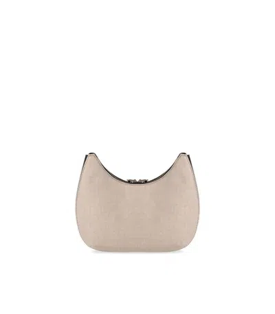 Furla Goccia S Natural Black Shoulder Bag
