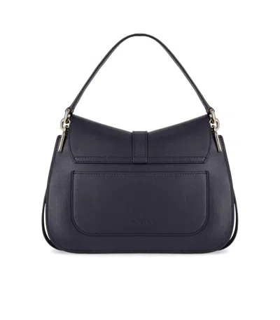 Furla Flow M Navy Handbag