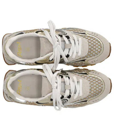 Ash Sporty Mesh And Metallic Sneakers