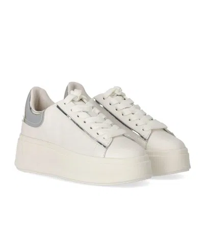 Ash Moby Bis White Silver Sneaker In Multi