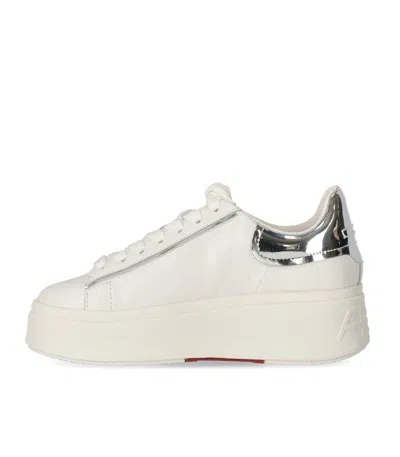 Ash Moby Bis White Silver Sneaker In Multi