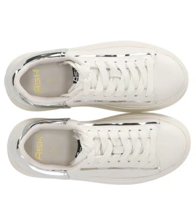 Ash Moby Bis White Silver Sneaker In Multi