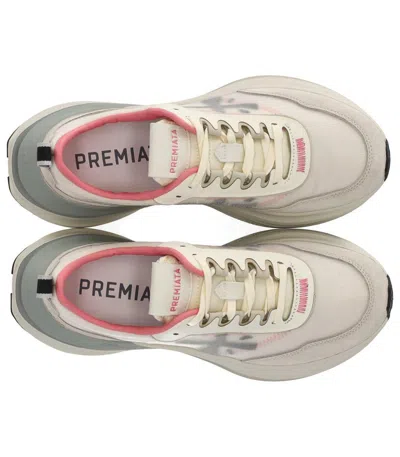 Premiata Hill 7509 Sneaker With Suede And Nylon Accents