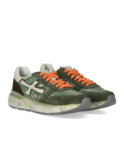 Premiata Mick 7244 Suede And Nylon Sneaker