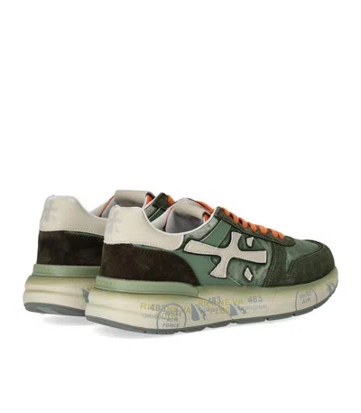 Premiata Mick 7244 Suede And Nylon Sneaker