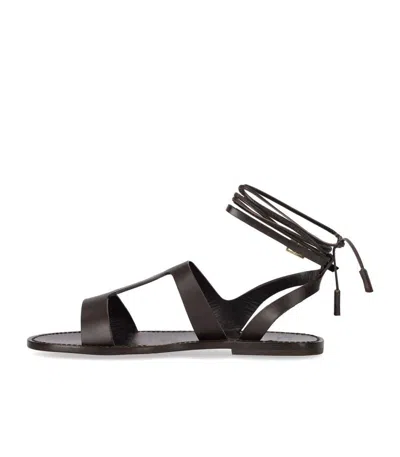 Weekend Max Mara Lemma Brown Flat Sandal