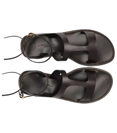 Weekend Max Mara Lemma Brown Flat Sandal