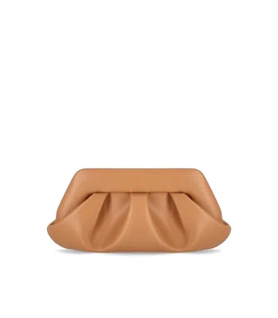Themoirè Emera Vegan Fabric Macadamia Clutch Bag