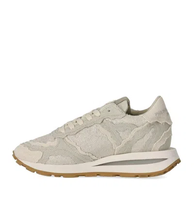 Philippe Model Tropez Denim Beige Sneaker