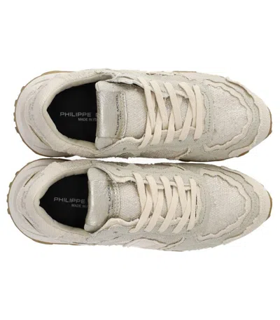 Philippe Model Tropez Denim Beige Sneaker