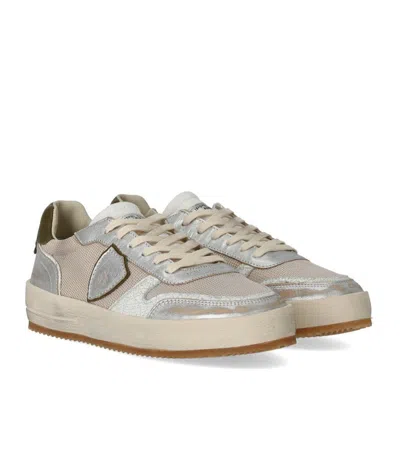 Philippe Model Nice Beige Military Sneaker In Neutral