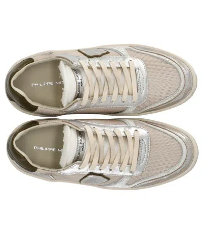 Philippe Model Nice Beige Military Sneaker In Neutral