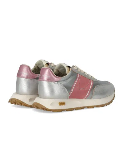 Philippe Model Tour Low Vintage Metal Argent Rose Sneaker