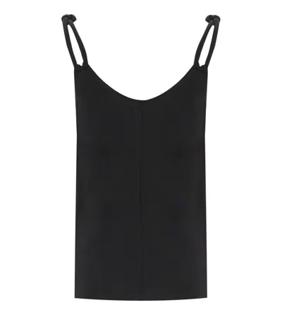 Max Mara Beachwear Faida Black Top