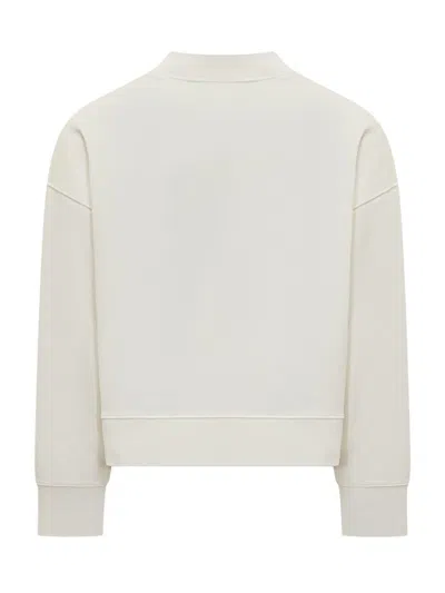 Palm Angels Cotton Crew Neck Sweatshirt With Teddy Bear Motif