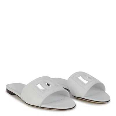 Dolce & Gabbana Leather Dg Millennials Slides