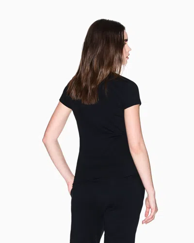 Armani Exchange Slim Fit T-shirts In Black