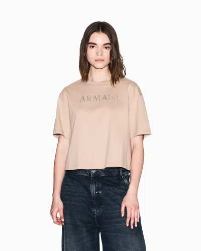 Armani Exchange Cropped T-shirts
