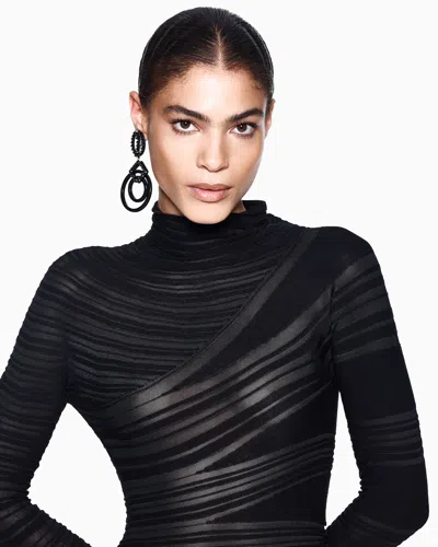 Giorgio Armani Viscose And Virgin Wool Mock-neck Jumper