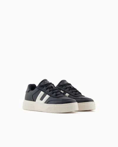 Armani Exchange Sneakers In Blue