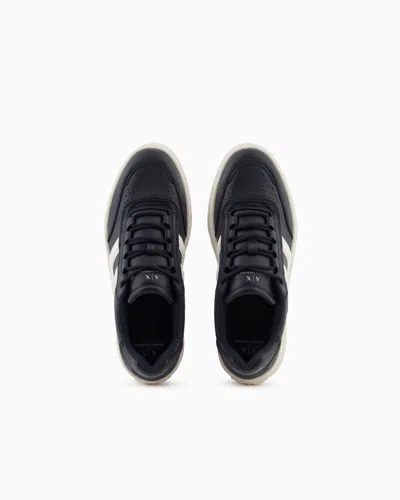 Armani Exchange Sneakers In Blue