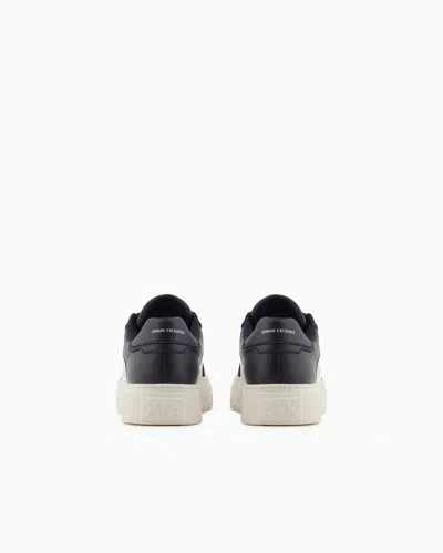 Armani Exchange Sneakers In Blue