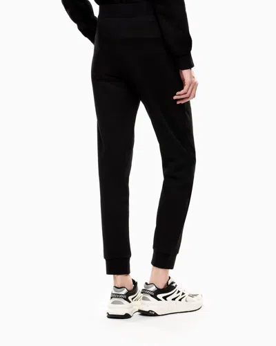 Ea7 Organic Cotton-blend Logo Series Joggers