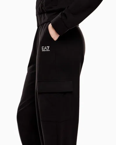 Ea7 Stretch Cotton Tracksuit With Cargo Trousers