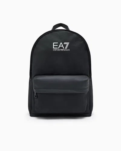 Ea7 Train Core Round Backpack With Oversized  Logo