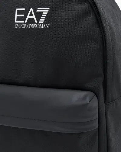 Ea7 Train Core Round Backpack With Oversized  Logo
