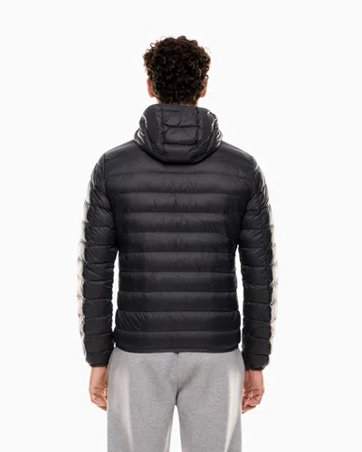 Ea7 Core Identity Packable Down Jacket With Hood