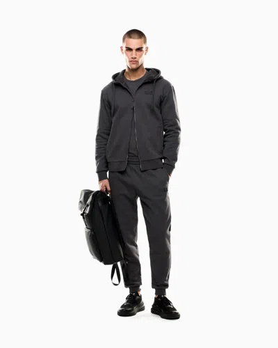Ea7 Long-sleeved Cotton Core Identity T-shirt