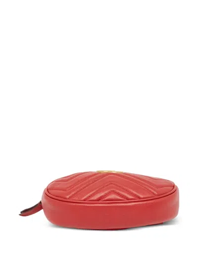 Pre-owned Gucci 2024 Matelassé Gg Marmont Belt Bag