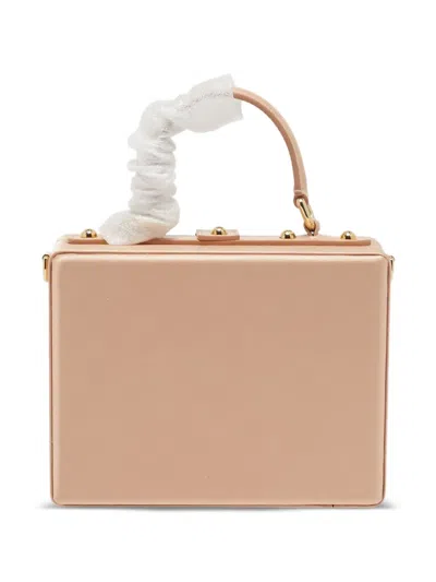 Pre-owned Dolce & Gabbana Crystal-embellishment Satin Box Bag