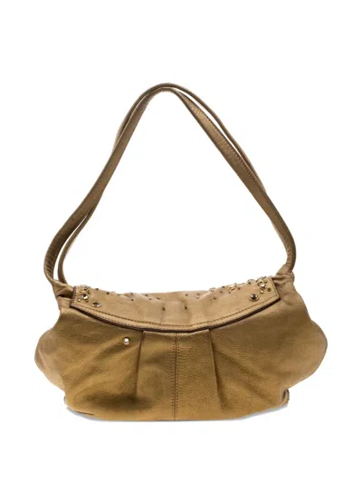 Pre-owned Sonia Rykiel Studded Leather Shoulder Bag