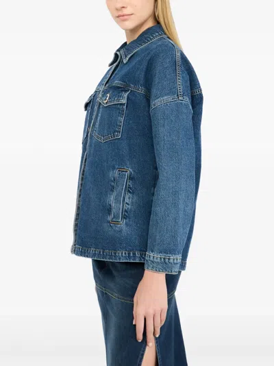 Liu •jo Denim Jacket In Blue