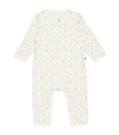 Petit Bateau Printed All-in-one In White