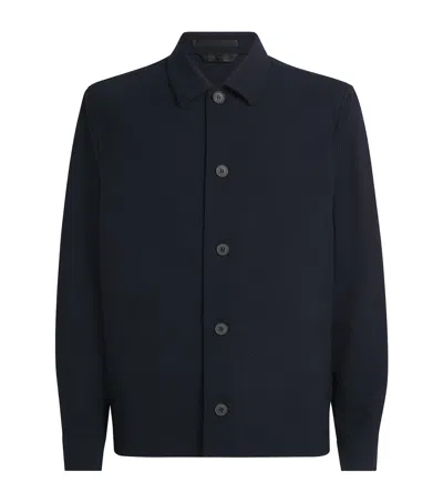 Sunspel Stretch-wool Seersucker Jacket