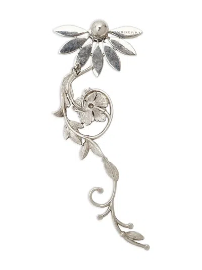 Pre-owned Burberry Flower Crystal Earrings