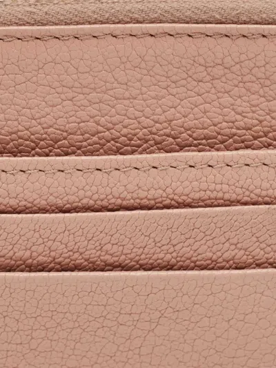 Pre-owned Miu Miu Leather Zip Card Holder