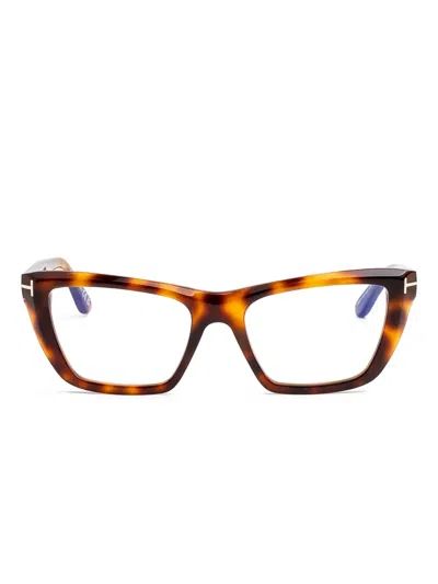 Tom Ford Tortoiseshell-effect Glasses