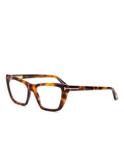Tom Ford Tortoiseshell-effect Glasses